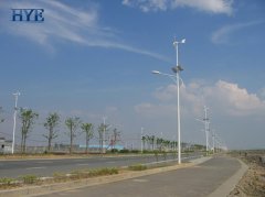 Cixi, Zhejiang, wind & solar hybrid lighting system in 2
