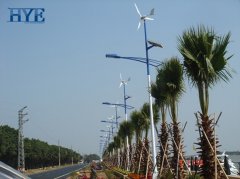 Panyu, Guangzhou, wind & solar hybrid lighting system in