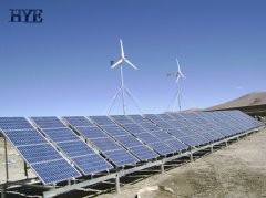 Tibet, China, wind & solar hybrid base station system in