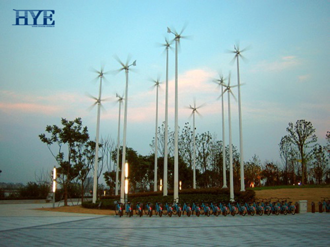 World Expo, Shanghai, wind turbine lighting system in 2010