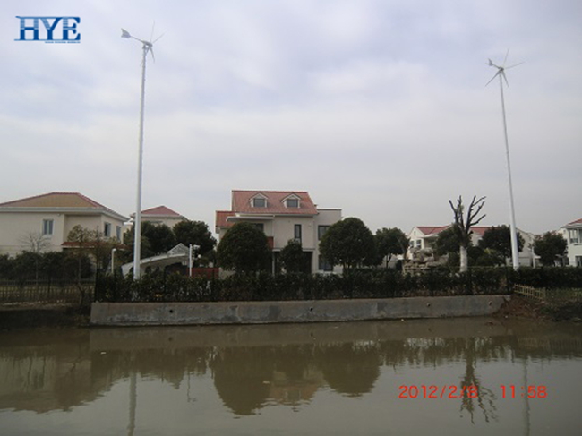 Shanghai, China, wind & solar hybrid home application system in 2012