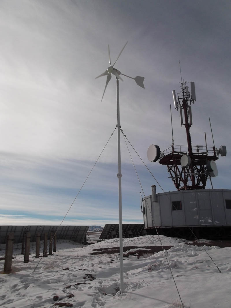 The first wind solar hybrid telecom station project in Outer Mongolia